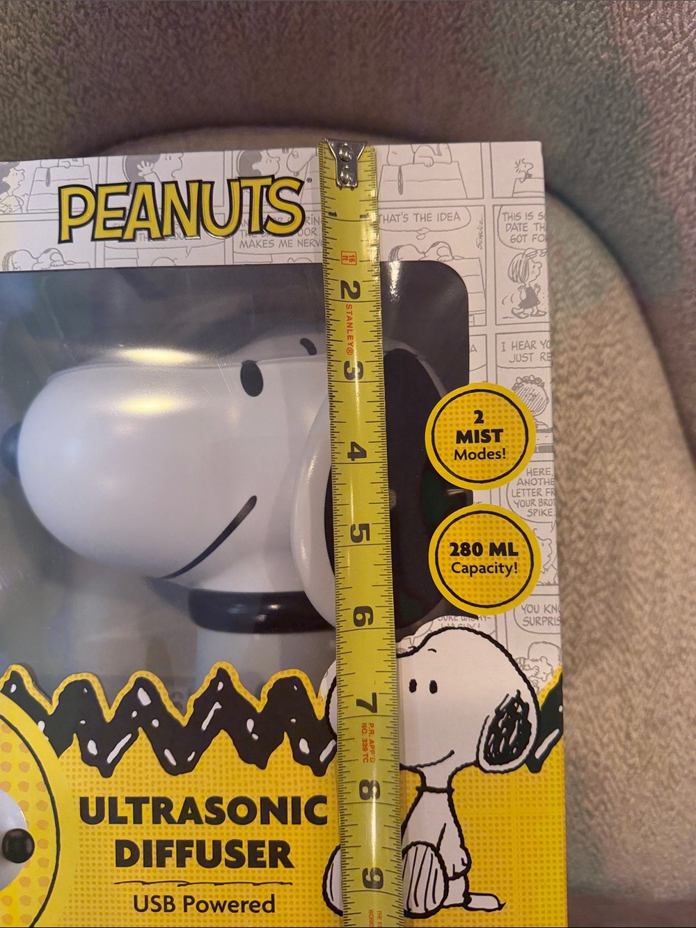 Peanuts Snoopy Ultrasonic Diffuser - White & Black. New in Box! - Picture 8 of 10